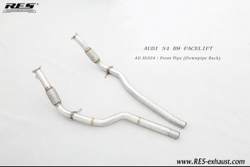 All SS304 / Front Pipe (Downpipe Back)